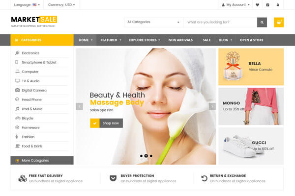 MarketSale Home 01